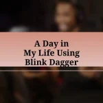 A Day in My Life Using Blink Dagger