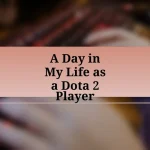 A Day in My Life as a Dota 2 Player