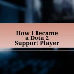 How I Became a Dota 2 Support Player