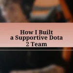 How I Built a Supportive Dota 2 Team