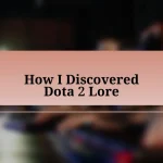 How I Discovered Dota 2 Lore