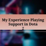 My Experience Playing Support in Dota 2