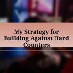 My Strategy for Building Against Hard Counters