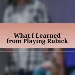 What I Learned from Playing Rubick