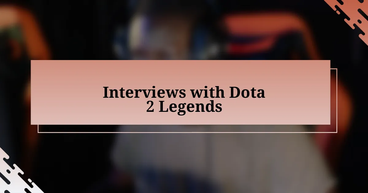 Personal Journey in Dota 2